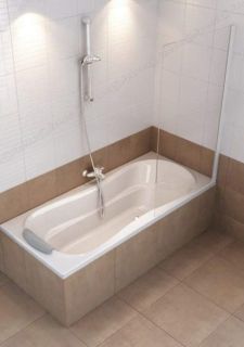 Шторка на ванну Ravak Pivot PVS1-80 79840U00Z1 Transparent профиль сатин